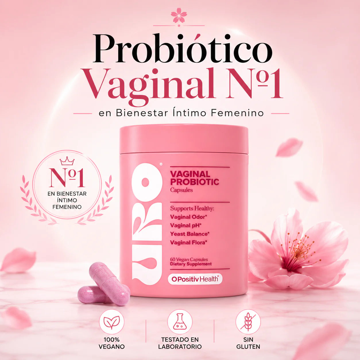 Cápsulas probióticas vaginales