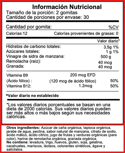 Gomitas de Vinagre de sidra de Manzana